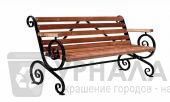 Скамейка "Лоза с подлокотником" 2.0 метра