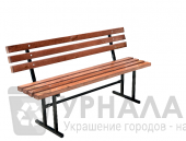 Скамейка СП со спинкой усиленная 2,0