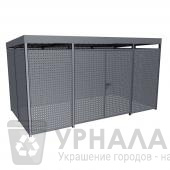 Перфорированная контейнерная площадка ТБО 6 метров