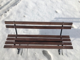Скамейка СП со спинкой 1,5