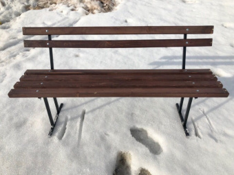 Скамейка СП со спинкой 1,5