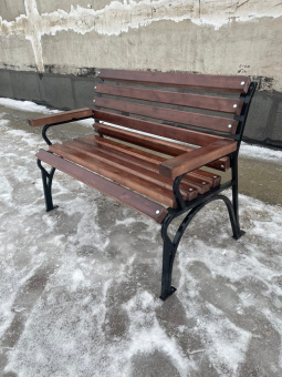 Скамейка Классика с подлокотником 1 метр