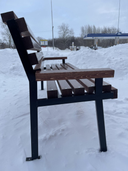 Скамейка Модерн с подлокотником 1,5 м